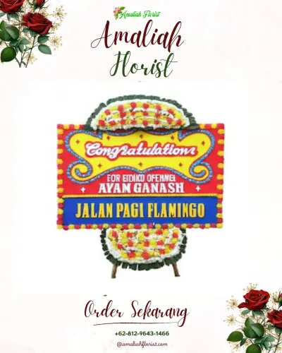 Bunga Papan Congratulation di Pilang